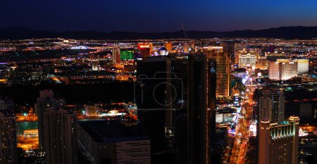Urban City Night panorama
