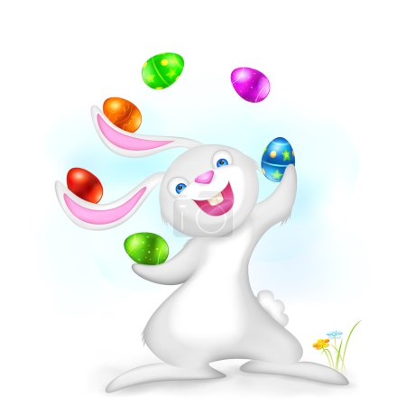 Juggling Easter Bunny