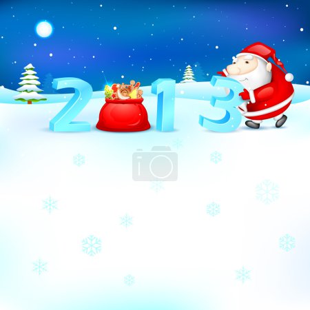 Santa pushing 2013