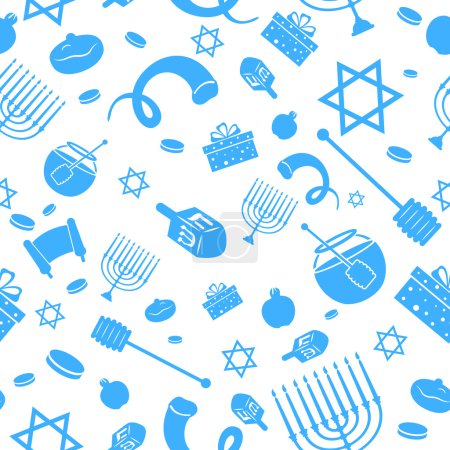 Seamless Israeli Holiday Pattern