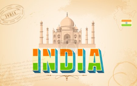 Taj Mahal in India Background