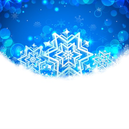 Snowflakes Christmas Banner