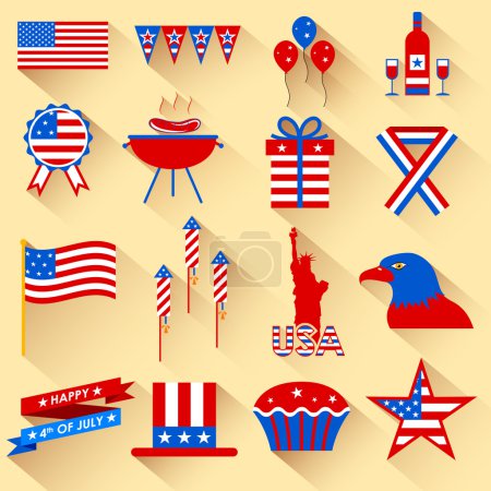 4th of July design element
