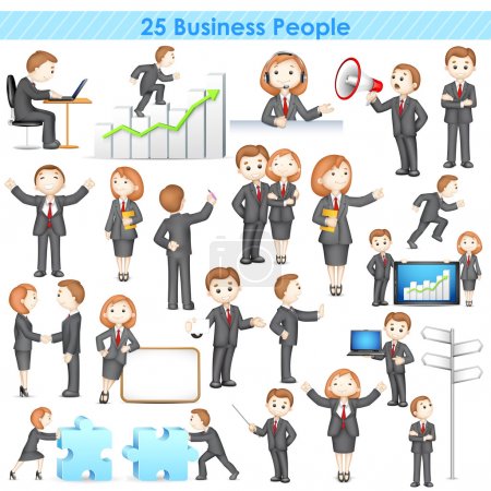 3d Businesspeople Collection