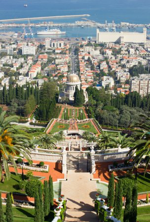 Bahai garden in Haifa