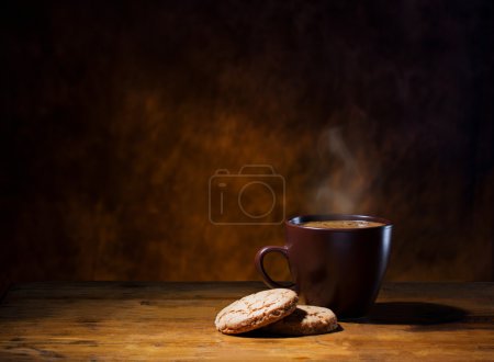 coffee with cookie