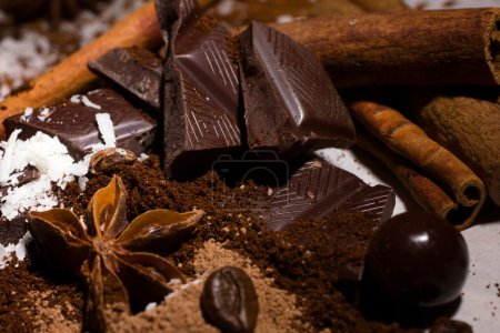 chocolate mix and spices