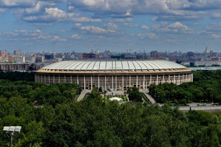 The Luzhniki Stadium in Moscow