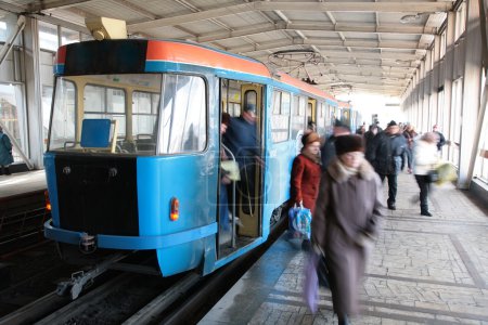 Station of rapid tram in Volgograd