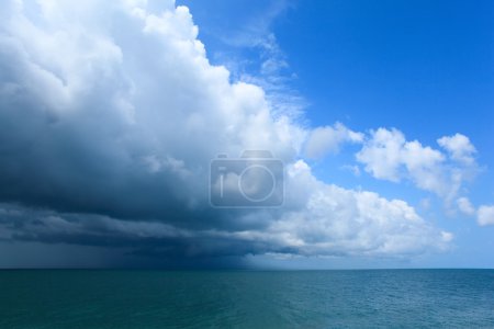 Clouds over sea