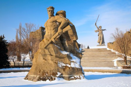 Monument to Russian soldiers in Volgograd