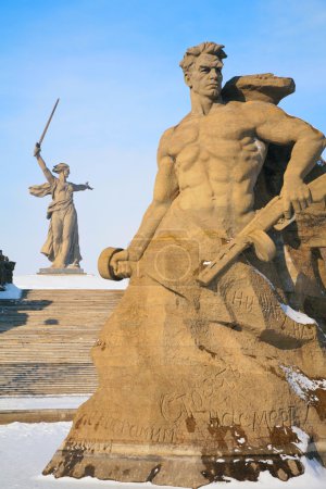 Monument to Russian soldiers in Volgograd
