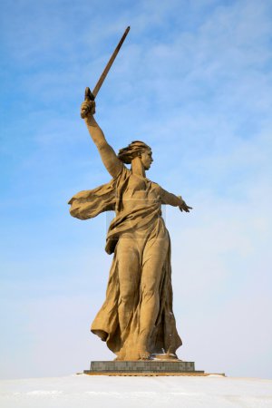 Monument of Native land- mother in Volgograd