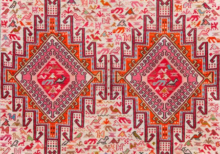 Carpet with animalistic ornament