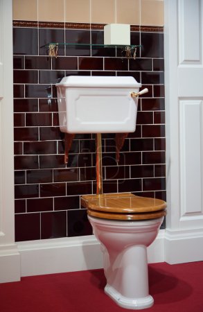 Toilet in old-fashioned style