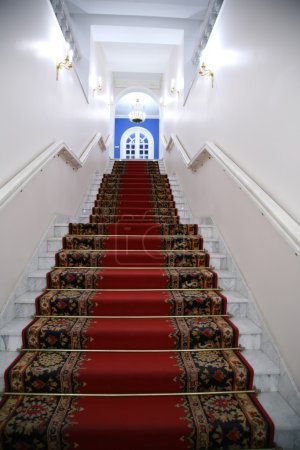 Main stairway inside the building