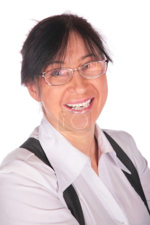 Senior Woman in glasses close-up