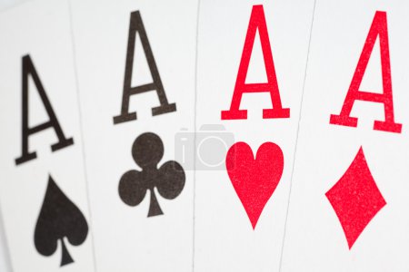 Playing cards close up