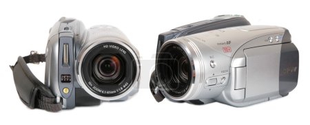 HDV video camera front view