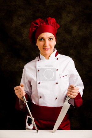 Chef with knife