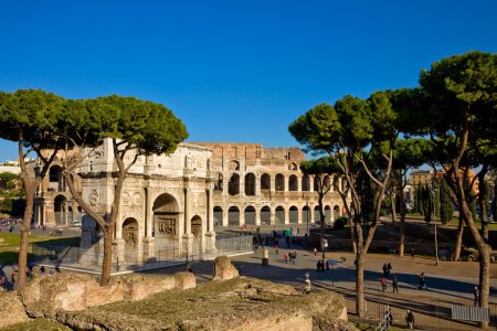 Colosseum and Constantines Arch