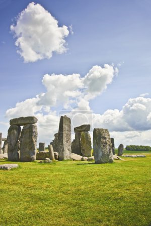 Stonehenge, a megalithic monument in England built around 3000BC