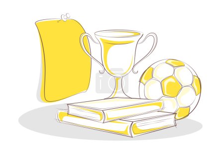 Books and Trophy