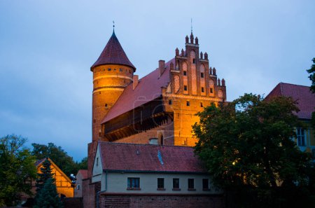 Old castle in Olsztyn - Poland
