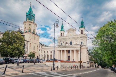 Lublin, Poland - August 19, 2017: Archcathedral in Lublin, Poland