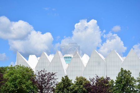 Szczecin, Poland. 25 June 2018. A modern philharmonic building