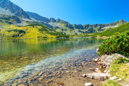 Summer in 5 lakes valley in High Tatra Mountain, Poland