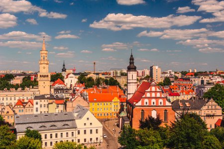 view of Opole from the Piast Tower