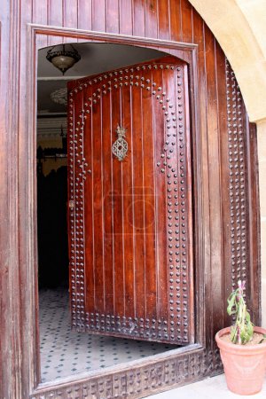 Wood door, Morocco