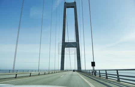 Driving through the bridge