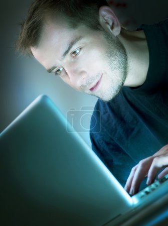 Young Man With Laptop