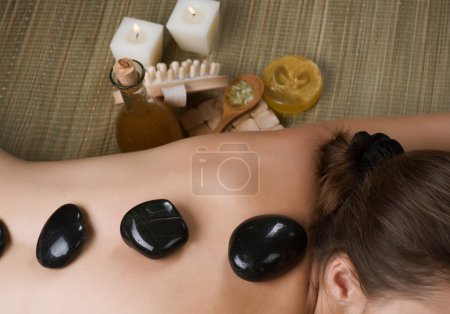 Spa. Hot Stone Massage