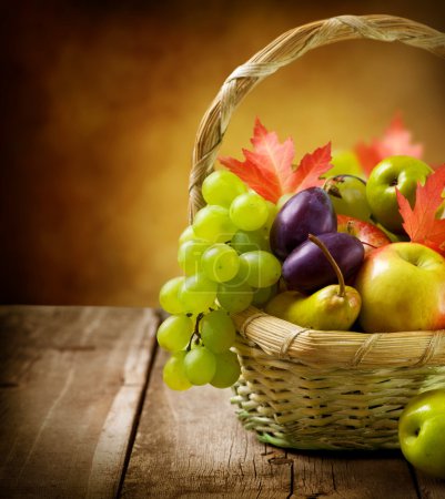 Organic ripe fruits