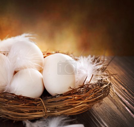 Easter Eggs in the nest