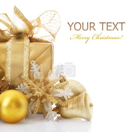 Christmas Gift Isolated On White