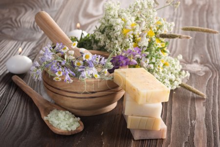 Natural Herbal Spa Products. Handmade Soap