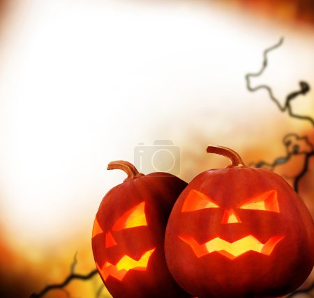 Halloween Pumpkins. Border Design