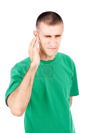 Strong pain in ear