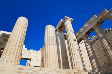 Entrance to Acropolis at Athens, Greece
