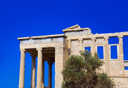 Erechtheum temple in Acropolis at Athens, Greece