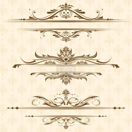 Vintage Floral Border