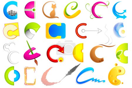 Different Icon with alphabet b