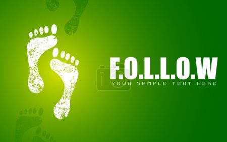 Footprint on Follow Concept
