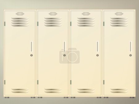 Lockers in the room
