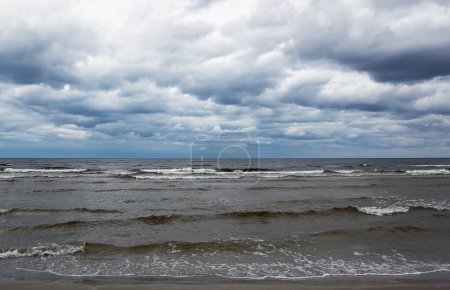 Cloudy Baltic sea