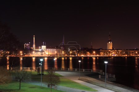 Riga in night